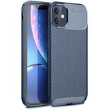 İphone 11 Kılıf Auto Focus Karbon Kapak - Lacivert