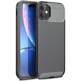 İphone 11 Kılıf Auto Focus Karbon Kapak - Siyah