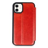 İphone 11 Kılıf Flip Cover - Kırmızı