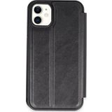 İphone 11 Kılıf Flip Cover - Siyah