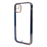 Iphone 11 Kılıf Kamera Korumalı Kenarları Renkli Şeffaf Voit Silikon