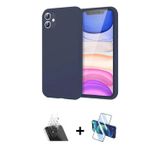 iPhone 11 Kılıf Kozmos Yansıma Özel Seri - Siyah 3D Antistatik Seramik Nano Ekran Koruyucu + Şe