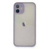 Iphone 11 Kılıf Montreal Silikon Kapak - Mor-(5796)