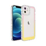 iPhone 11 Kılıf Simli ve Renk Geçiş Tasarımlı Lens Korumalı Park Kapak