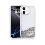 İphone 11 Kılıf Sıvılı Simli Şeffaf Arka Yüzey Keto Silikon Kapak