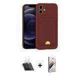 iPhone 11 Kılıf Vadi Çizgi Prime - Siyah Bilvis 3D Mat Cam Ekran Koruyucu + Şeffaf Kamera Lens
