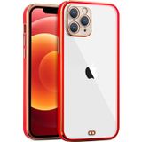 İphone 11 Pro 5.8İnç Gold Çerçeve Kamera Korumalı Silikon Bumper Kılıf-(5775)