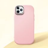iPhone 11 Pro ile Uyumlu Pembe Silikon Telefon Kılıfı Şık Baskı Desenli, Kamera Korumalı Darbeye Dayanıklı Kılıf