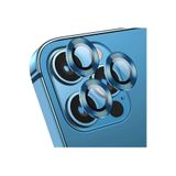Iphone 11 Pro Kamera Koruyucu Lens Mercek Metal Çerçeveli 3lü Set Mavi Blue