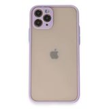 iPhone 11 Pro Kılıf Montreal Silikon Kapak - Mor-(5796)