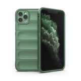iPhone 11 Pro Kılıf Optimum Lens Çerçeveli Silikon Kapak Koyu Yeşil