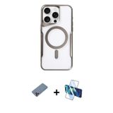 iPhone 11 Pro Max Kılıf Yadigar Klasik Özel Seri - Siyah 3D Antistatik Cam Ekran Koruyucu + Pem