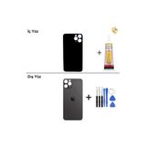 İphone 11 Pro Uzay Grisi Arka Kapak Arka Cam Batarya Kapağı Lazer Kesim Kapak Pil Kapağı + B-7000 Yapıştırıcı + Tamir Seti