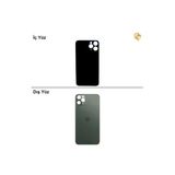 İphone 11 Pro Yeşil Renk Arka Kapak Arka Cam Batarya Kapağı Lazer Kesim Kapak Pil Kapağı