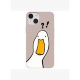 iPhone 11 Pudra What Duck Ördek Tasarımlı Kamera Korumalı Renkli Silikon Kılıf