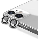 Iphone 11 Uyumlu Kamera Lens Koruyucu Mercek Çerçeve - İP 11 - Gri