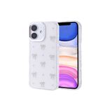 iPhone 11 Uyumlu Kılıf Airbag Tasarımlı Simli Desenli Şeffaf Kutup Kapak Fiyonk