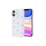 iPhone 11 Uyumlu Kılıf Airbag Tasarımlı Simli Desenli Şeffaf Kutup Kapak Yıldız