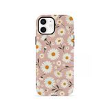 İphone 11 Vorian Çift Katmanlı Kılıf Daisy Mocha Garden