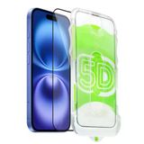 İphone 11 / Xr 9H Antistatik Montaj Aparatlı 5D Glass Full Cam Ekran Koruyucu