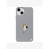 iPhone 12 Gri Lansman Renkli Silikon Cat Lover Kedi Tasarımlı Kamera Korumalı Telefon Kılıf