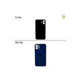 İphone 12 Mavi Renk Arka Kapak Arka Cam Batarya Kapağı Lazer Kesim Kapak Pil Kapağı