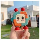 Iphone 1/2. Nesil Uyumlu Koruyucu Bluetooth Kulaklık Kılıfı Renkli Robot Figürlü