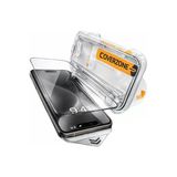 iPhone 12 Pro İle Uyumlu 5D Kırılmaz Ekran Koruma Hızlı Kolay Uygulama Aparatlı Kıt Box 9H Glass Full Cover Magic Ekran Koruyucu iPhone 12 Pro için 5D Kırılmaz Ekran Koruma