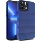 İphone 12 Pro Kılıf Mnc Kasis Kapak-Saks Mavi