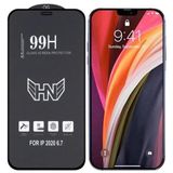 iPhone 12 Pro Max 6.7 3D Full High Aluminum Tempered Cam Ekran Koruyucu-(5775)