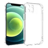 İphone 12 Pro Max 6.7 Anti-Drop Silikon Kılıf Kamera Korumalı Şeffaf Silikon Kılıf-(5775)