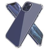İphone 12 Pro Max 6.7 Anti-Drop Silikon Kılıf Shockproof Şeffaf Kılıf-(5775)