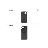 İphone 12 Pro Max Grafit Renk Arka Kapak Arka Cam Batarya Kapağı Lazer Kesim Kapak Pil Kapağı
