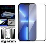 Iphone 12 Pro Max Hayalet Ekran Koruyucu Toz Filitreli Izgaralı Tam Kaplayan Kırılmaz Cam