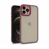 iPhone 12 Pro Max İle Uyumlu Kılıf Kamera Çıkıntılı Arkası Şeffaf Köşeleri Parlak Renkli Işlemeli Flora Kapak