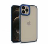 İphone 12 Pro Max Kılıf Kamera Çıkıntılı Arkası Şeffaf Köşeleri Parlak Renkli Işlemeli Flora Kapak