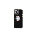 Iphone 12 Pro Max Kılıf Kamera Korumalı Parlak Altın Işlemeli Logo Gösteren Kapak (Kongo)