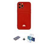 iPhone 12 Pro Max Kılıf Vadi Çizgi Prime - Siyah 3D Antistatik Seramik Nano Ekran Koruyucu + Pe