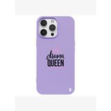 iPhone 12 Pro Max Lila Lansman Renkli Silikon Drama Queen Tasarımlı Premium Kılıf