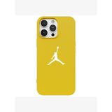 iPhone 12 Pro Max Sarı Lansman Renkli Silikon Premium Basketbol Kılıf