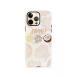 İphone 12 Pro Vorian Çift Katmanlı Kılıf Coconut Summer Notes