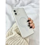 İphone 12 Ve 12 Pro Ile Tam Uyumlu Şeffaf Magsafe Wireless Kablosuz Şarj Destekli V-mags Kılıf