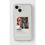 Iphone 13 Mini ile Uyumlu Arcane Minimalist Poster Tasarım Baskılı Şeffaf Kılıf