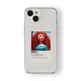 iPhone 13 Mini ile Uyumlu Brave Poster Tasarım Baskılı Şeffaf Kılıf