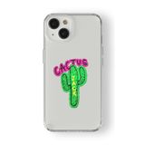 Iphone 13 Mini ile Uyumlu Cactus Jack Tasarım Baskılı Şeffaf Kılıf 1