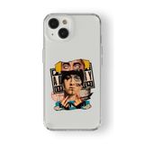 iPhone 13 Mini ile Uyumlu Eminem Tasarım Baskılı Şeffaf Kılıf