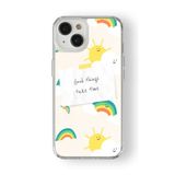 iPhone 13 Mini ile Uyumlu Good Things Tasarım Baskılı Şeffaf Kılıf