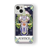 Iphone 13 Mini ile Uyumlu Justice Tasarım Baskılı Şeffaf Kılıf
