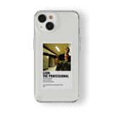 Iphone 13 Mini ile Uyumlu Leon The Professional Poster Tasarım Baskılı Şeffaf Kılıf