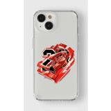 Iphone 13 Mini ile Uyumlu Micheal Jordan Tasarım Baskılı Şeffaf Kılıf